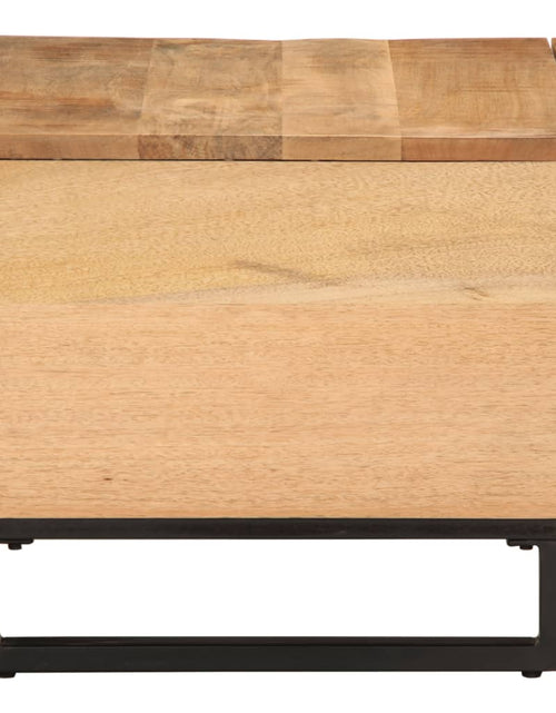 Загрузите изображение в средство просмотра галереи, Măsuță de cafea, 80x51x40 cm, lemn masiv de mango brut

