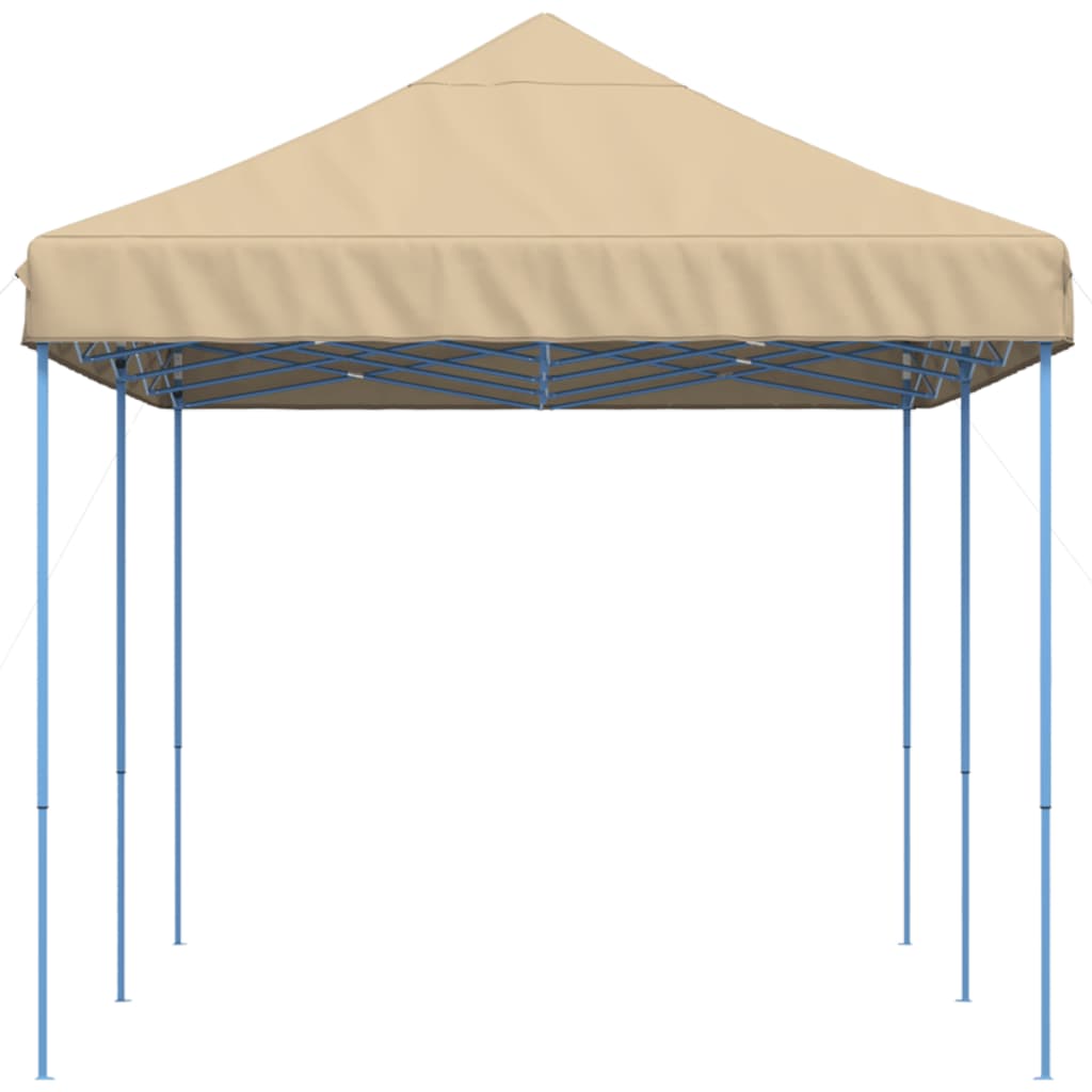 Cort de petrecere pliabil Pop-Up, 580x292x315 cm, bej