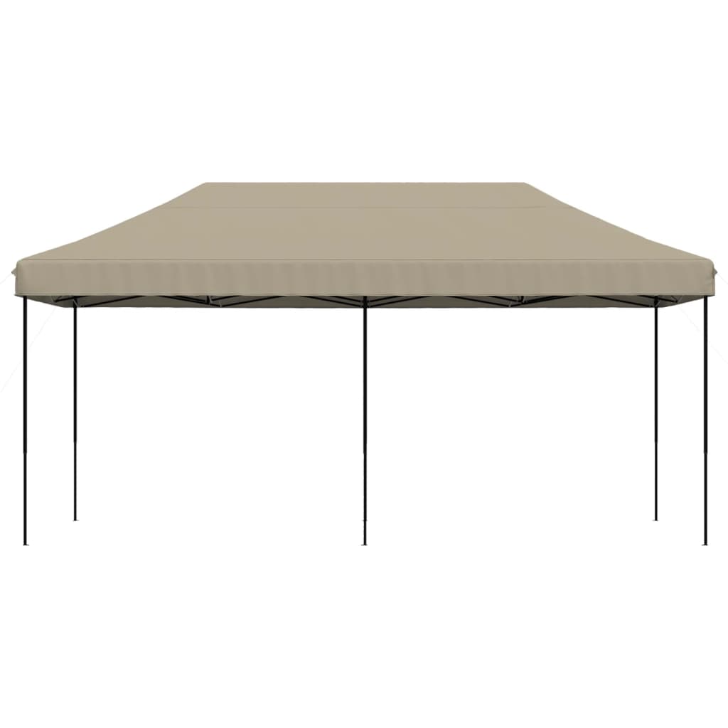 Cort de petrecere pliabil Pop-Up, taupe, 580x292x315 cm