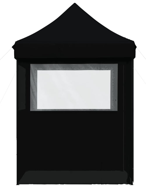 Загрузите изображение в средство просмотра галереи, Cort pliabil pentru petreceri cu 4 pereți laterali, negru
