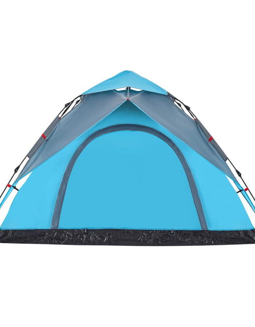 Загрузите изображение в средство просмотра галереи, Cort de camping cupolă 5 persoane, setare rapidă, albastru

