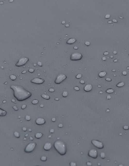 Încărcați imaginea în vizualizatorul Galerie, Poncho ploaie cu glugă design 2 în 1 gri/portocaliu 223x145 cm
