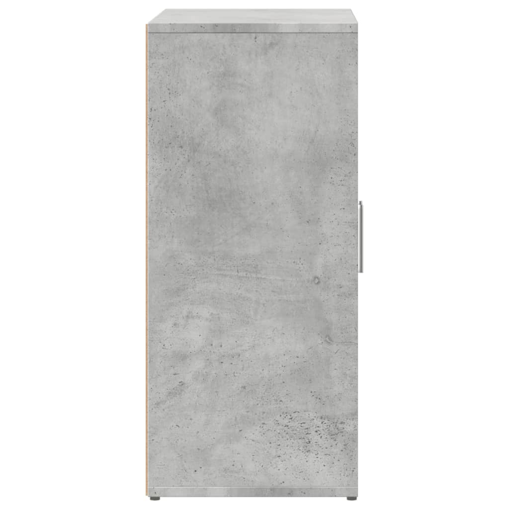 Dulap, gri beton, 60x31x70 cm, lemn prelucrat