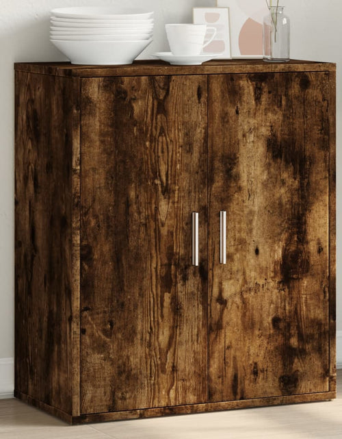 Загрузите изображение в средство просмотра галереи, Dulap, stejar fumuriu, 60x31x70 cm, lemn prelucrat
