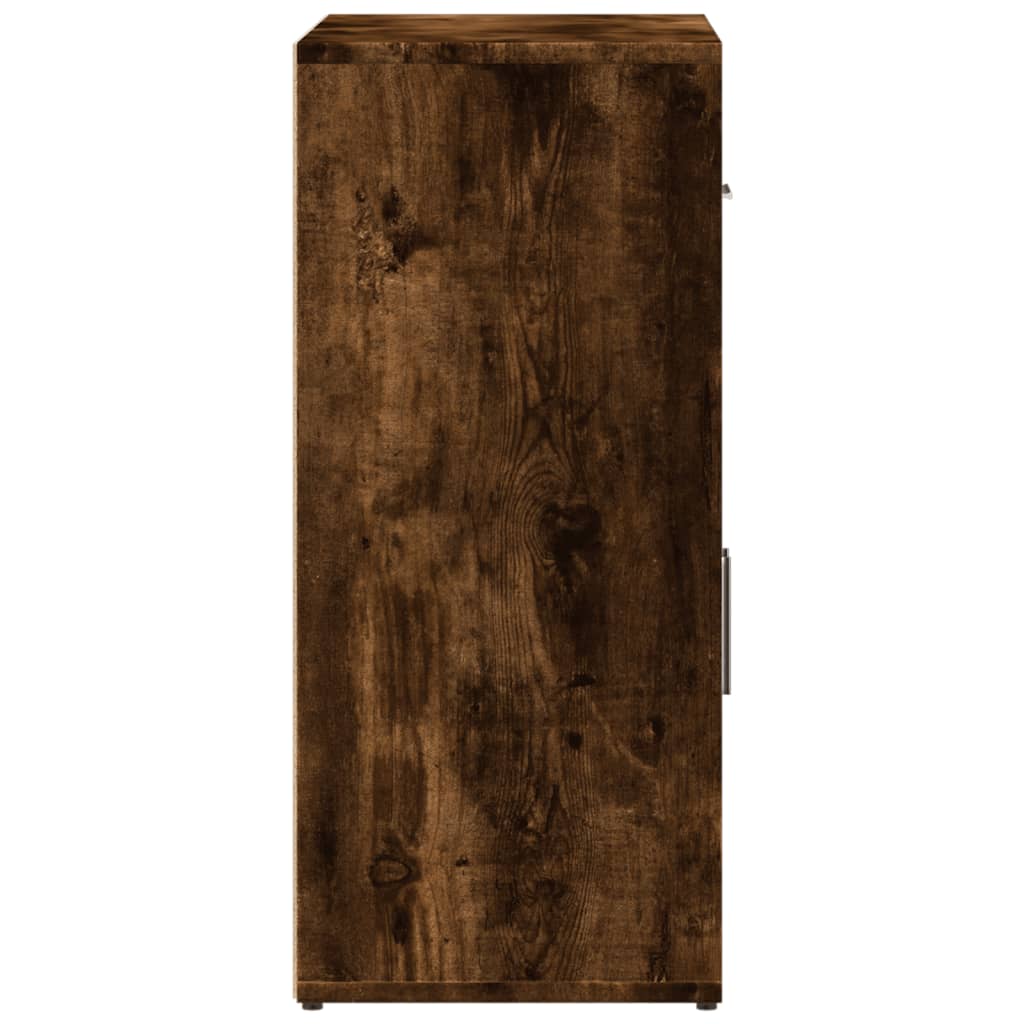 Dulap, stejar fumuriu, 60x31x70 cm, lemn prelucrat