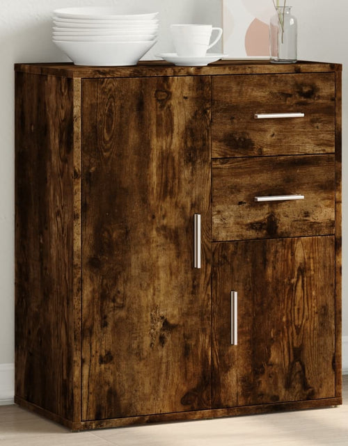 Загрузите изображение в средство просмотра галереи, Dulap, stejar fumuriu, 60x31x70 cm, lemn prelucrat
