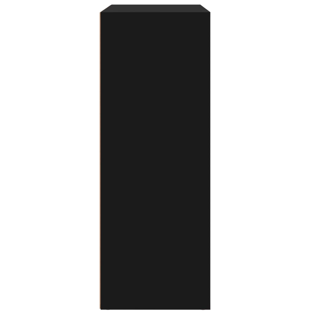 Dulap, negru, 60x31x84 cm, lemn prelucrat