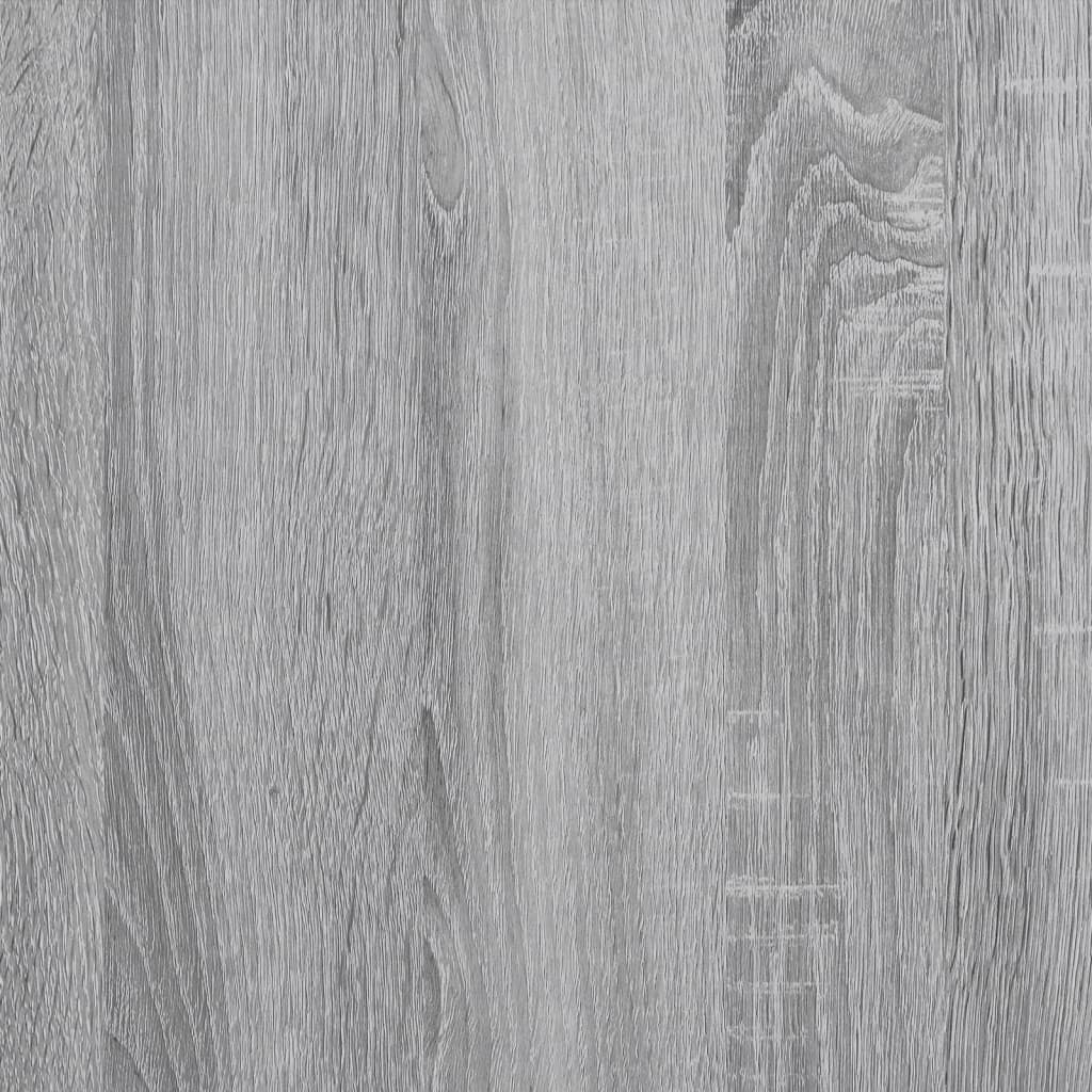 Servantă, gri sonoma, 79x38x80 cm, lemn prelucrat