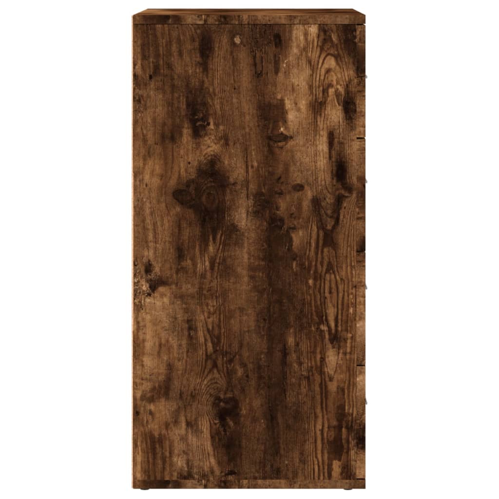 Servantă, stejar fumuriu, 60x39x80 cm, lemn compozit