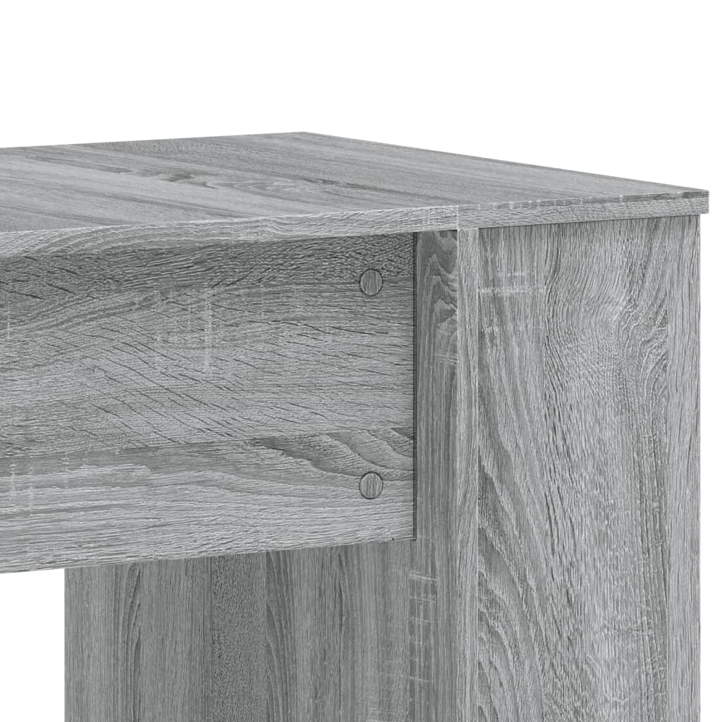 Birou, gri sonoma, 140x50x75 cm, lemn compozit