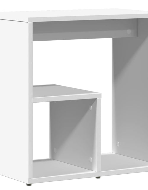 Încărcați imaginea în vizualizatorul Galerie, Masă laterală, 2 buc., alb, 50x30x50 cm, lemn prelucrat
