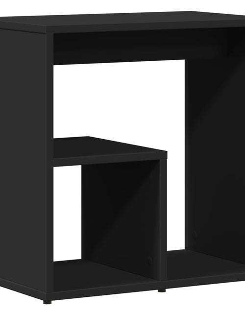 Încărcați imaginea în vizualizatorul Galerie, Masă laterală, 2 buc., negru, 50x30x50 cm, lemn prelucrat
