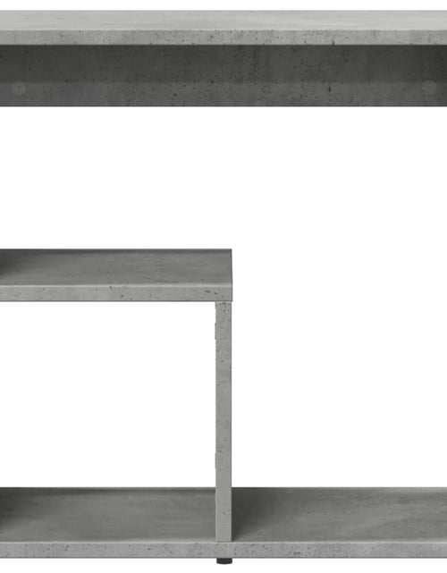 Загрузите изображение в средство просмотра галереи, Masă laterală, 2 buc., gri beton, 50x30x50 cm, PAL
