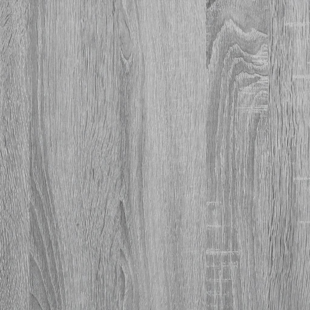 Mese laterale, 2 buc., sonoma gri, 50x30x50 cm, lemn compozit