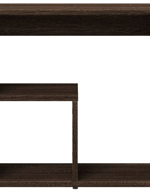 Загрузите изображение в средство просмотра галереи, Masă laterală, 2 buc., stejar maro, 50x30x50 cm, lemn

