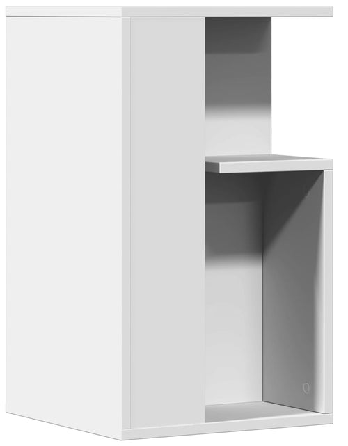 Загрузите изображение в средство просмотра галереи, Masă laterală, alb, 35x35x60 cm, lemn prelucrat

