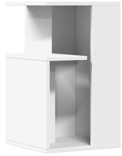 Încărcați imaginea în vizualizatorul Galerie, Masă laterală, alb, 35x35x60 cm, lemn prelucrat

