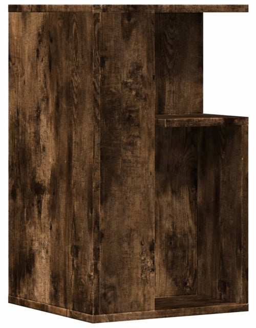Загрузите изображение в средство просмотра галереи, Masă laterală, stejar fumuriu, 35x35x60 cm, lemn compozit
