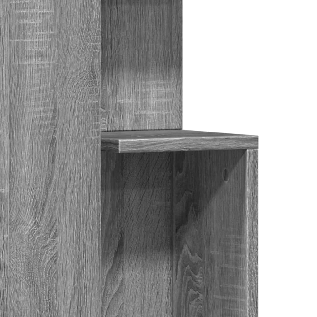 Măsuță laterală, sonoma gri, 35x35x60 cm, lemn prelucrat
