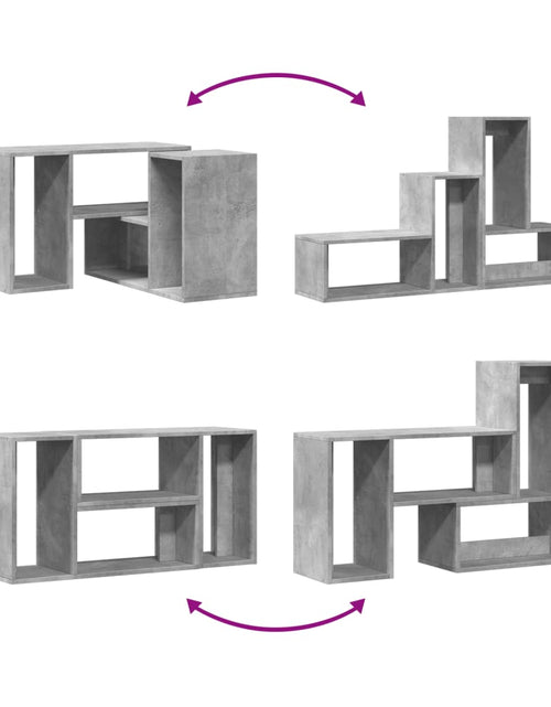 Încărcați imaginea în vizualizatorul Galerie, Dulapuri TV, 2 buc., gri beton, 75x30x50 cm, lemn prelucrat
