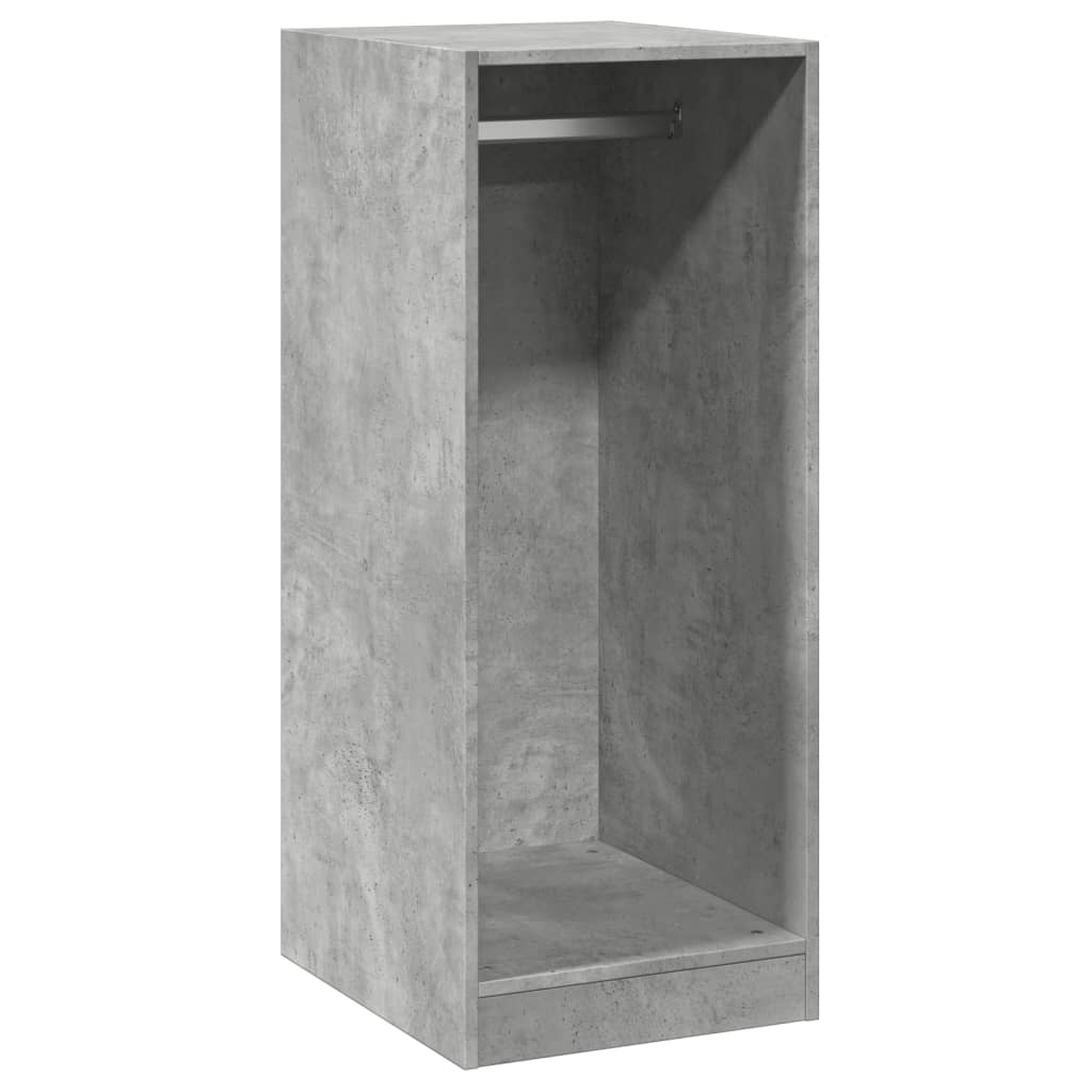 Dulap, gri beton, 48x41x102 cm, lemn prelucrat