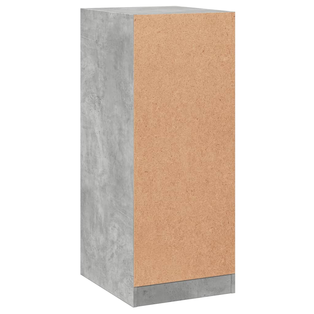 Dulap, gri beton, 48x41x102 cm, lemn prelucrat