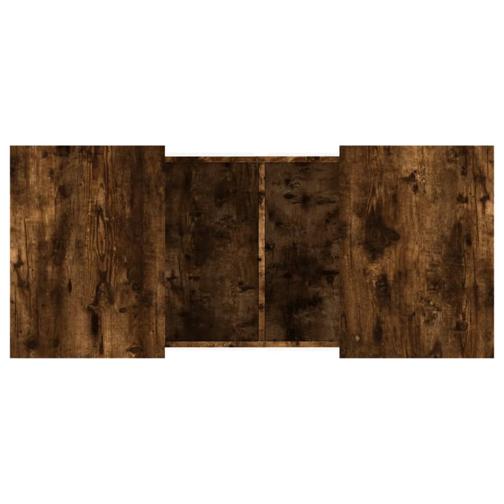 Măsuță de cafea, stejar fumuriu, 80x55x40 cm, lemn prelucrat