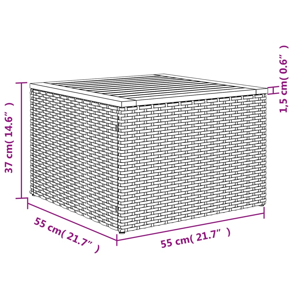 Set mobilier de grădină cu perne, 14 piese, gri, poliratan