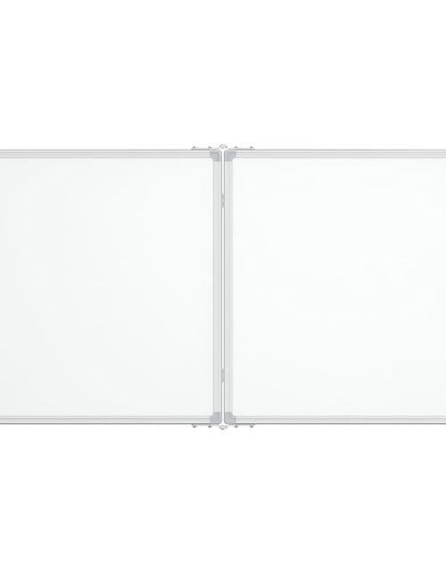 Încărcați imaginea în vizualizatorul Galerie, Tablă magnetică pliabilă, alb, 120x60x1,7 cm, aluminiu
