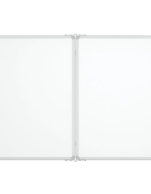 Încărcați imaginea în vizualizatorul Galerie, Tablă magnetică pliabilă, alb, 120x80x1,7 cm, aluminiu
