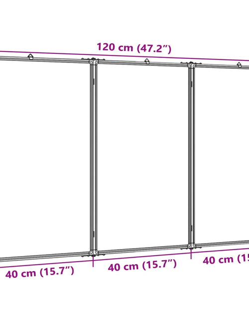 Загрузите изображение в средство просмотра галереи, Tablă magnetică pliabilă, alb, 120x80x1,7 cm, aluminiu
