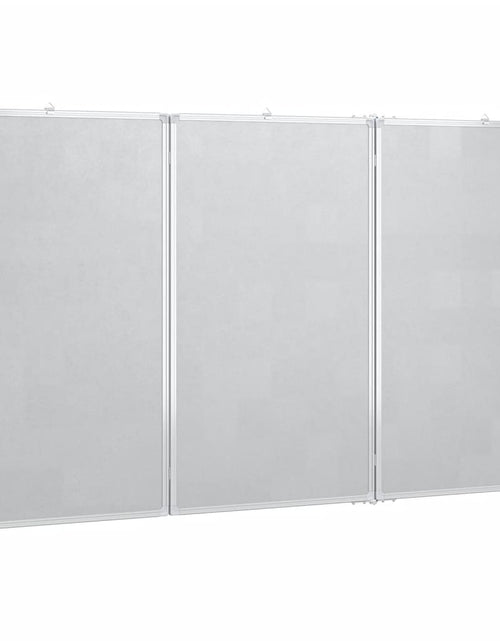 Încărcați imaginea în vizualizatorul Galerie, Tablă magnetică pliabilă, alb, 150x80x1,7 cm, aluminiu
