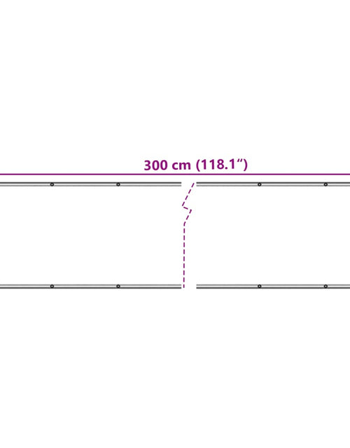 Загрузите изображение в средство просмотра галереи, Paravan de grădină, gri, 300x75 cm, PVC
