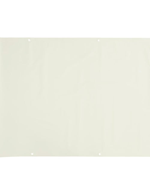 Încărcați imaginea în vizualizatorul Galerie, Paravan de grădină, alb, 500x75 cm, PVC
