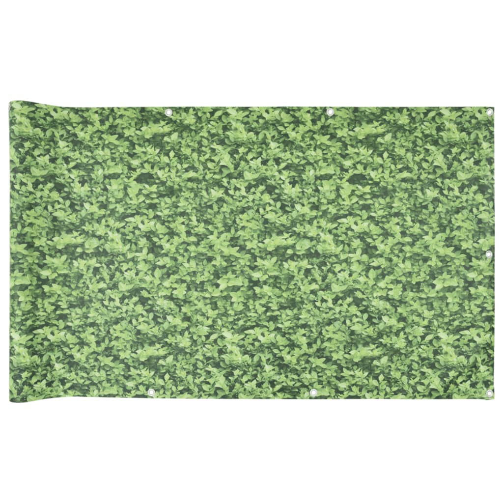 Paravan de grădină cu aspect de plantă, verde, 300x75 cm PVC