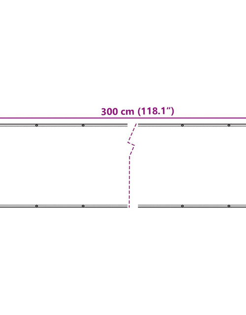 Загрузите изображение в средство просмотра галереи, Paravan de grădină, gri, 300x90 cm, PVC
