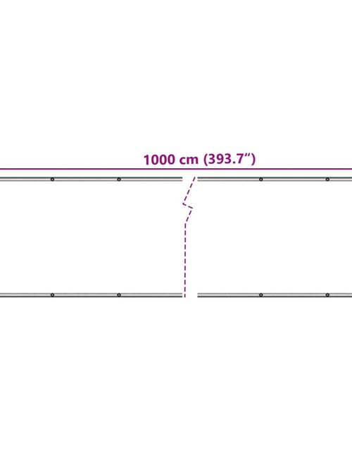 Загрузите изображение в средство просмотра галереи, Paravan de grădină, gri, 1000x90 cm, PVC
