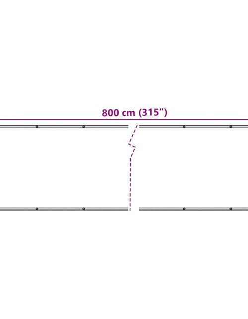 Загрузите изображение в средство просмотра галереи, Paravan de grădină, crem, 800x90 cm, PVC
