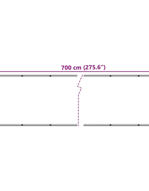 Загрузите изображение в средство просмотра галереи, Paravan de grădină, alb, 700x90 cm, PVC
