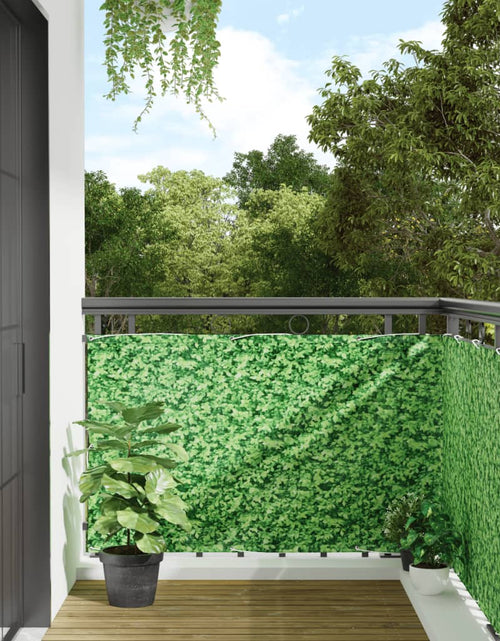 Încărcați imaginea în vizualizatorul Galerie, Paravan de grădină cu aspect de plantă, verde, 500x90 cm, PVC
