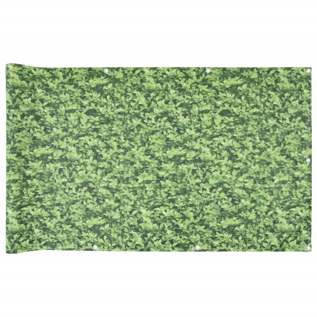 Paravan de grădină cu aspect de plantă, verde, 600x90 cm, PVC