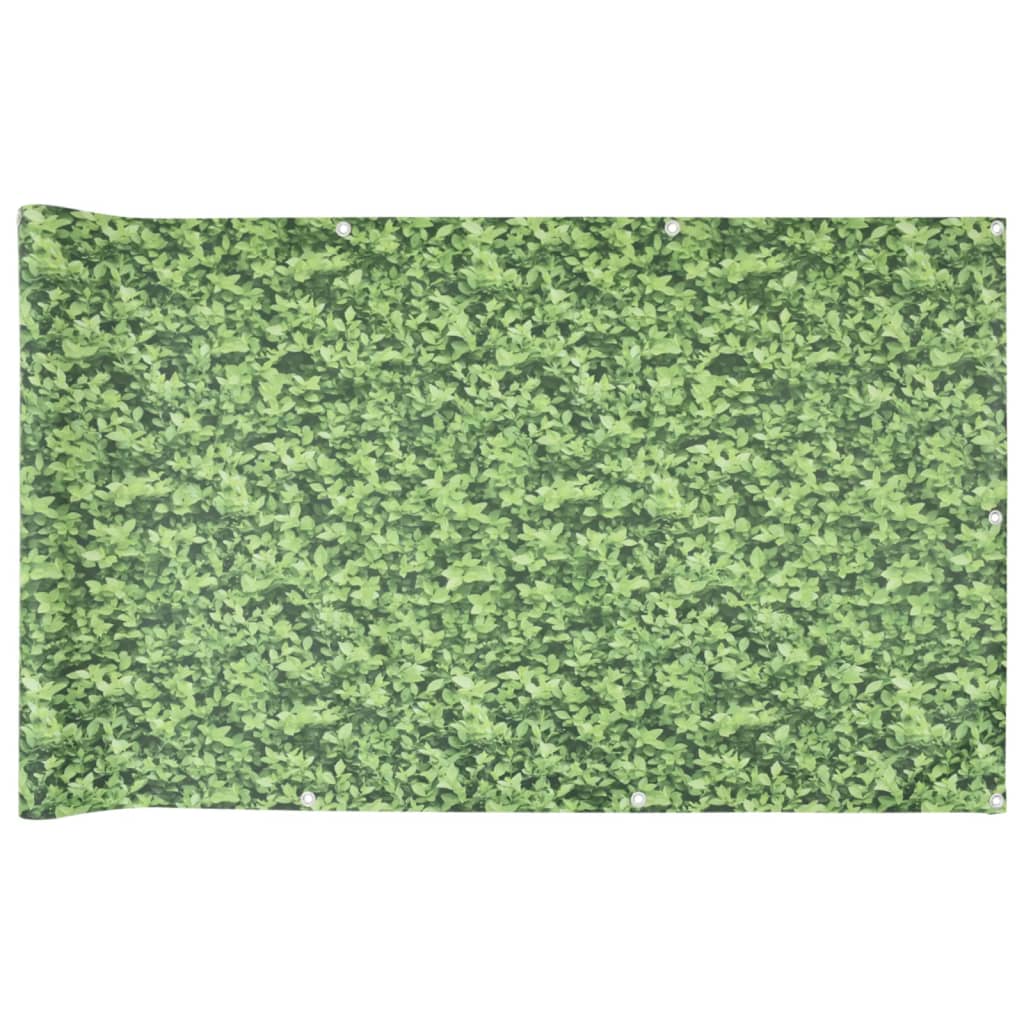 Paravan de grădină cu aspect de plantă, verde, 1000x90 cm, PVC