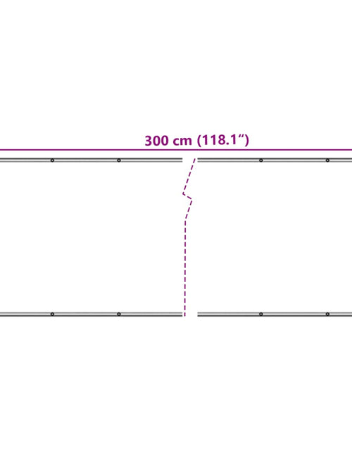 Загрузите изображение в средство просмотра галереи, Paravan de grădină, crem, 300x120 cm, PVC
