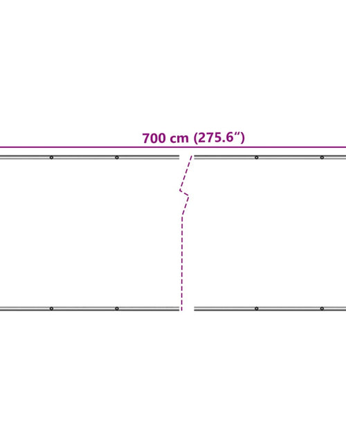 Загрузите изображение в средство просмотра галереи, Paravan de grădină, crem, 700x120 cm, PVC
