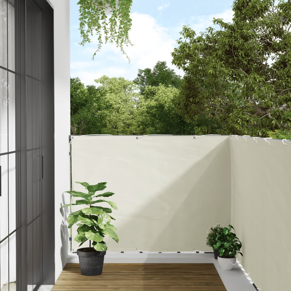 Paravan de grădină, alb, 700x120 cm, PVC