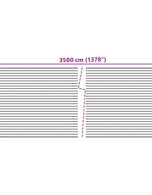 Încărcați imaginea în vizualizatorul Galerie, Paravan de grădină cu aspect de piatră, gri, 35x0,19 m PVC
