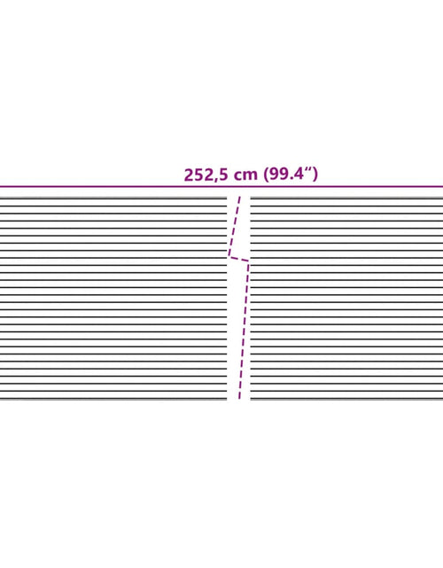 Загрузите изображение в средство просмотра галереи, Paravane de grădină, 10 buc., gri, 252,5x19 cm, PVC

