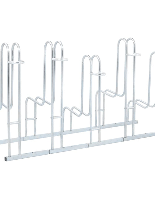 Încărcați imaginea în vizualizatorul Galerie, Suport pentru 5 biciclete de sine stătător, oțel galvanizat
