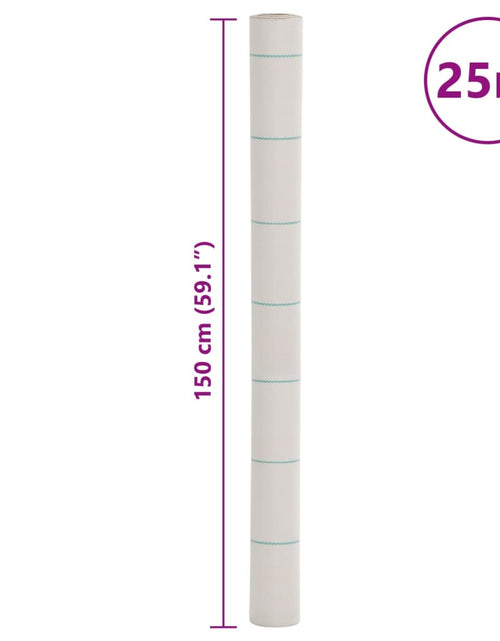 Загрузите изображение в средство просмотра галереи, Membrană antiburuieni, alb, 1,5x25 m, PP
