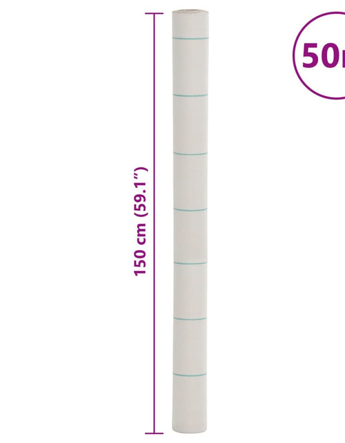 Загрузите изображение в средство просмотра галереи, Membrană antiburuieni, alb, 1,5x50 m, PP
